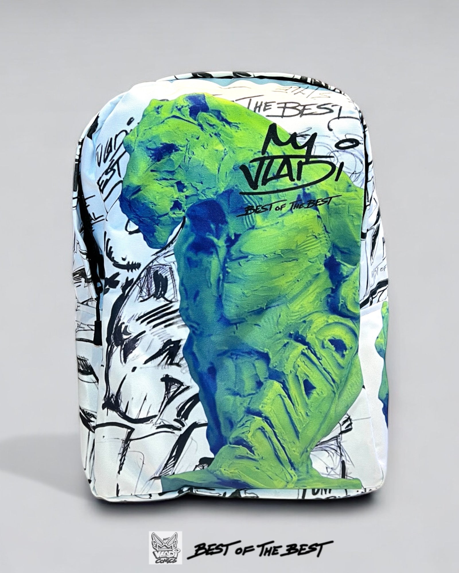 Art VLADI Sculpture - Mint Tiger - Bag - www.vladicomics.com