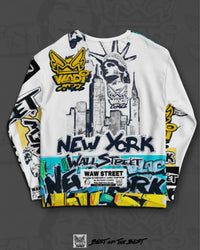 Art VLADI Billionaire - Wall Street Bull Bear Money - Sweatshirt - www.vladicomics.com