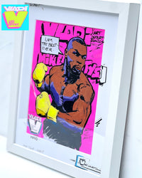 Powerful pop art comic sketch of boxing legend Mike Tyson by Art VLADI — raw energy in original hand-drawn style