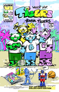 TIGERS Issue #1 comic book cover from the VI COMICS universe created by Art VLADI and Vladi Nik.
