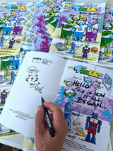 Inside pages of the TIGERS Issue #1 comic from the VI COMICS universe.