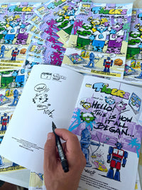 Inside pages of the TIGERS Issue #1 comic from the VI COMICS universe.
